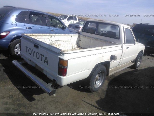 JT4RN50R5G0176864 - 1986 TOYOTA PICKUP 1/2 TON RN50 WHITE photo 4