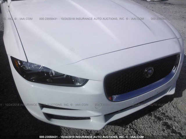 SAJAJ4BV7HA972736 - 2017 JAGUAR XE PREMIUM WHITE photo 6