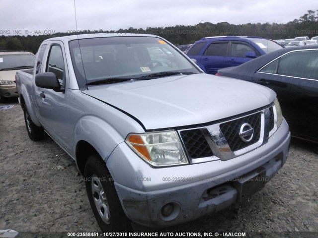1N6BD06T56C412191 - 2006 NISSAN FRONTIER KING CAB XE SILVER photo 1