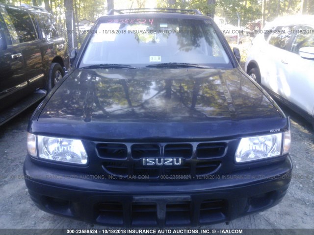 4S2CK58W314357474 - 2001 ISUZU RODEO S/LS/LSE BLACK photo 6