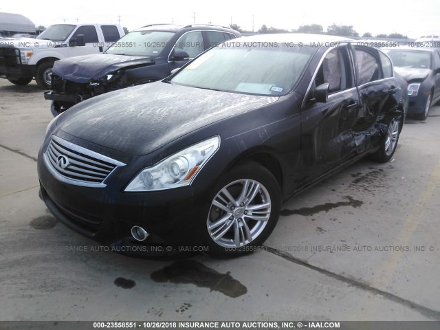 JN1CV6AP7DM724797 - 2013 INFINITI G37 JOURNEY/SPORT BLACK photo 2