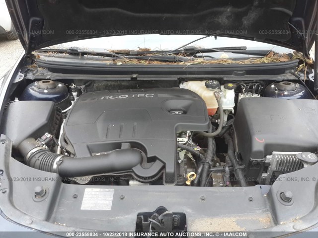 1G1ZC5E11BF138927 - 2011 CHEVROLET MALIBU 1LT BLUE photo 10