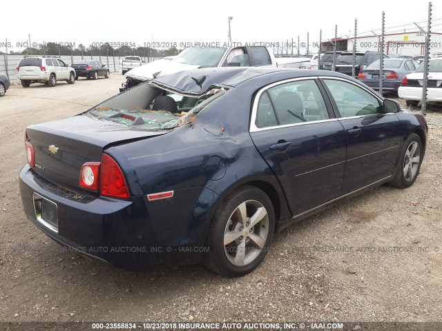 1G1ZC5E11BF138927 - 2011 CHEVROLET MALIBU 1LT BLUE photo 4