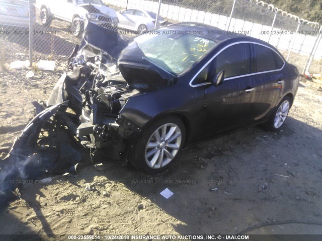 1G4PR5SK1D4145798 - 2013 BUICK VERANO CONVENIENCE BROWN photo 2