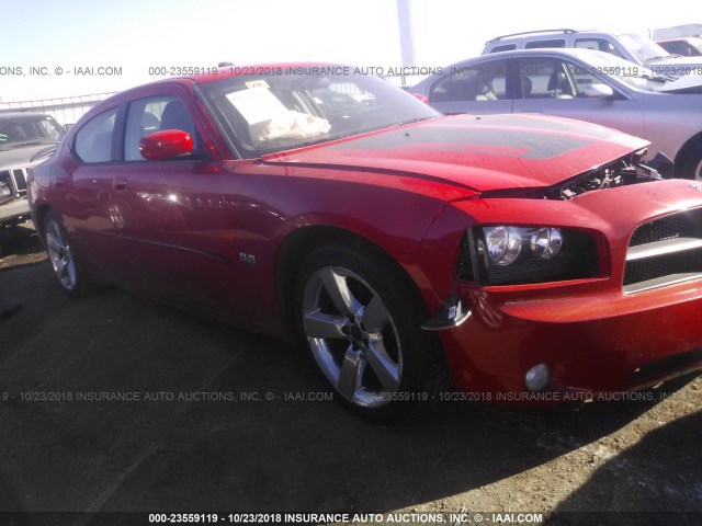 2B3KA53H26H474218 - 2006 DODGE CHARGER R/T RED photo 1
