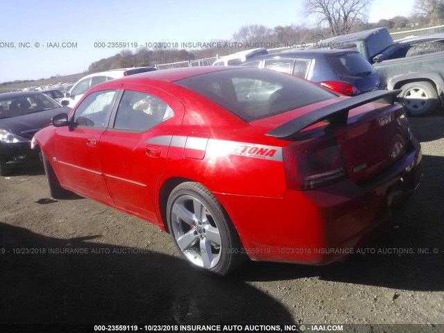 2B3KA53H26H474218 - 2006 DODGE CHARGER R/T RED photo 3