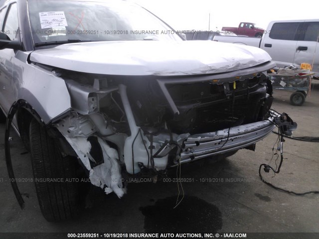 1FM5K7D88HGB62448 - 2017 FORD EXPLORER XLT SILVER photo 6