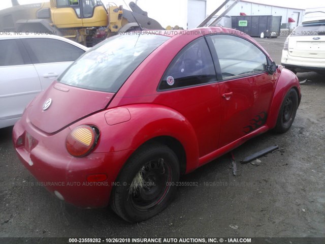 3VWBB61C2WM006514 - 1998 VOLKSWAGEN NEW BEETLE RED photo 4