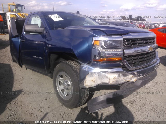 1GCNCNEH2GZ410667 - 2016 CHEVROLET SILVERADO C1500/C1500  LS BLUE photo 1