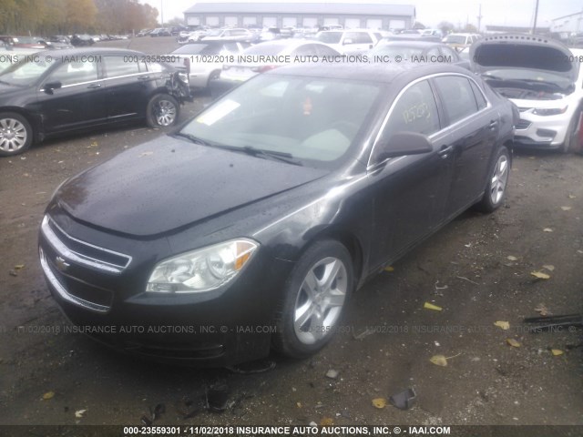 1G1ZB5E14BF255033 - 2011 CHEVROLET MALIBU LS BLACK photo 2