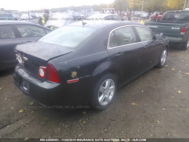 1G1ZB5E14BF255033 - 2011 CHEVROLET MALIBU LS BLACK photo 4