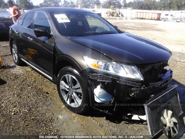 5J6TF1H51DL003330 - 2013 HONDA CROSSTOUR EXL ყავისფერი ფოტო 1
