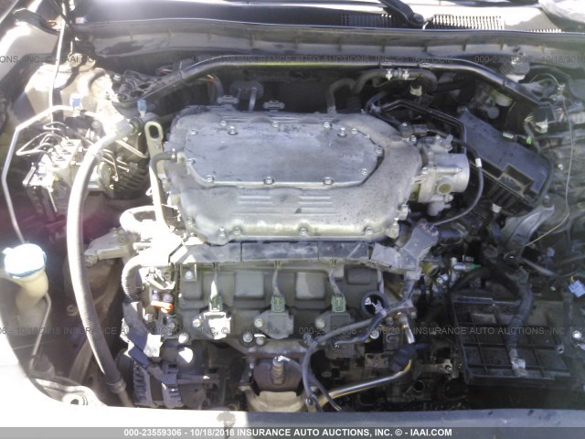 5J6TF1H51DL003330 - 2013 HONDA CROSSTOUR EXL ყავისფერი ფოტო 10