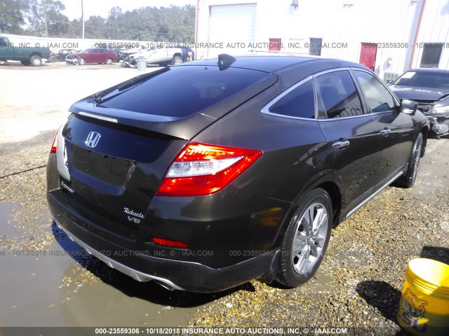 5J6TF1H51DL003330 - 2013 HONDA CROSSTOUR EXL ყავისფერი ფოტო 4