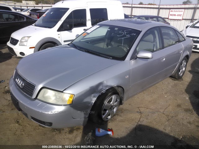 WAUJT64B64N002903 - 2004 AUDI A6 3 SILVER photo 2