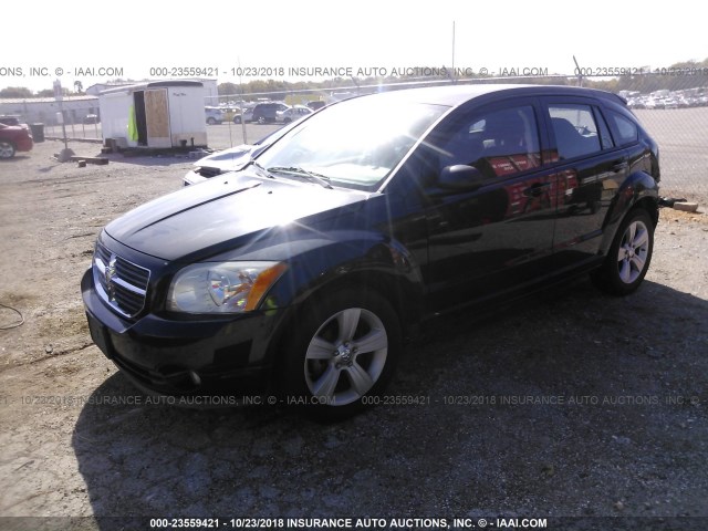 1B3CB3HA4BD120953 - 2011 DODGE CALIBER MAINSTREET BLACK photo 2