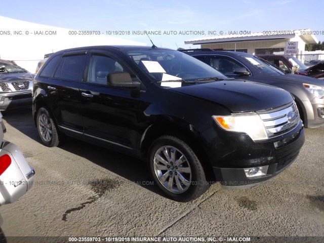 2FMDK48C38BA20797 - 2008 FORD EDGE SEL BLACK photo 1