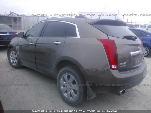 3GYFNBE31ES635703 - 2014 CADILLAC SRX LUXURY COLLECTION GOLD photo 3