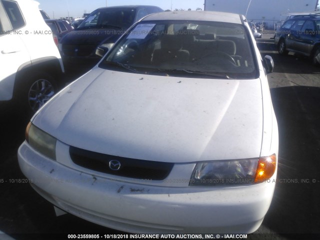 JM1BC1413W0225756 - 1998 MAZDA PROTEGE DX/LX/ES WHITE photo 6