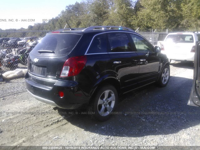 3GNAL4EK4DS584938 - 2013 CHEVROLET CAPTIVA LTZ BLACK photo 4