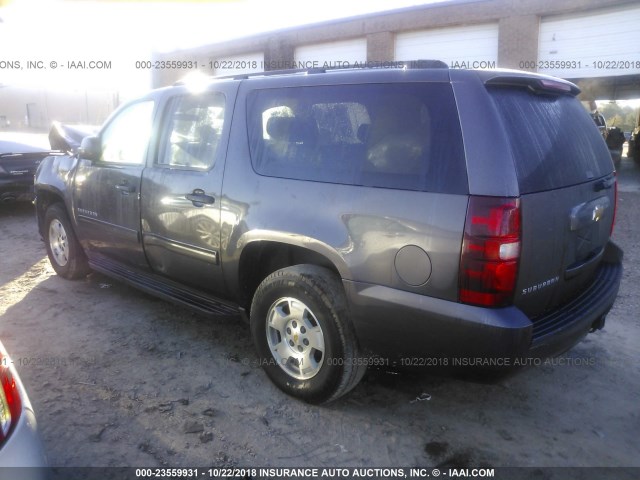 1GNUCHE0XAR123227 - 2010 CHEVROLET SUBURBAN C1500  LS GRAY photo 3