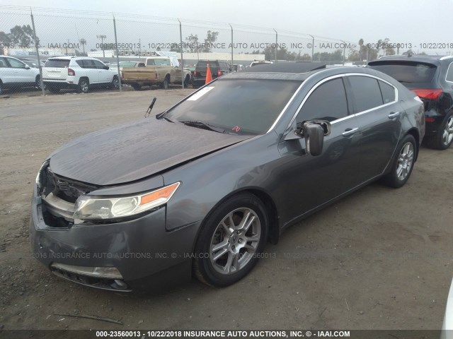 19UUA86549A021765 - 2009 ACURA TL GRAY photo 2