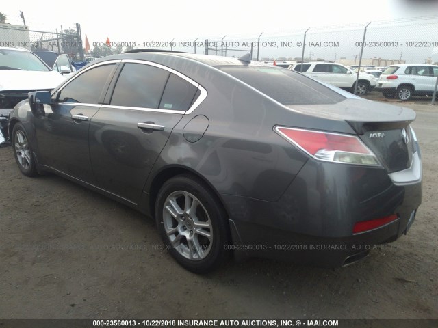 19UUA86549A021765 - 2009 ACURA TL GRAY photo 3