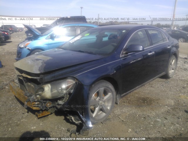 1G1ZC5E19BF251427 - 2011 CHEVROLET MALIBU 1LT BLUE photo 2