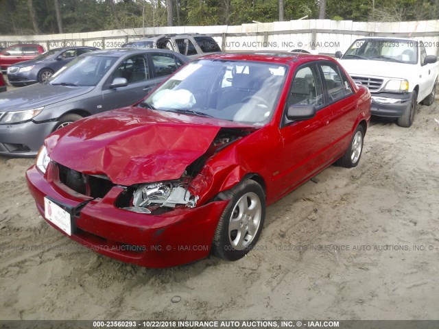 JM1BJ221XX0156936 - 1999 MAZDA PROTEGE ES 红色 照片 2