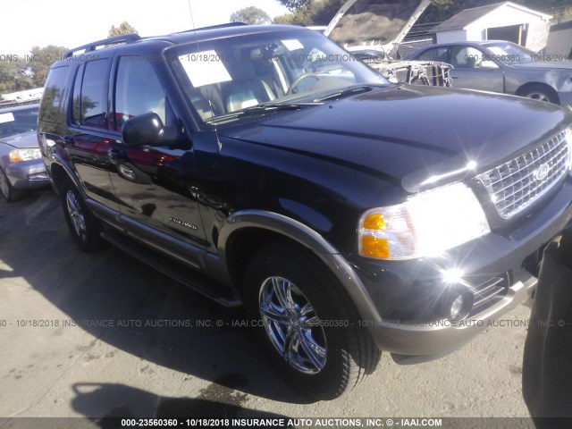 1FMDU74W74ZB01725 - 2004 FORD EXPLORER EDDIE BAUER BLACK photo 1