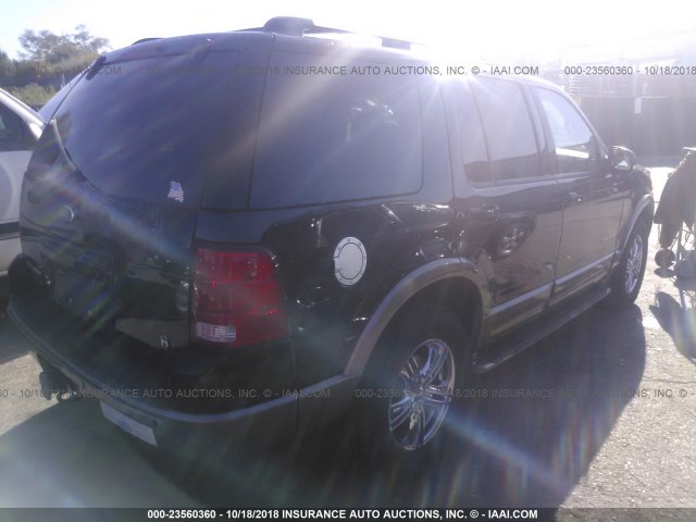 1FMDU74W74ZB01725 - 2004 FORD EXPLORER EDDIE BAUER BLACK photo 4