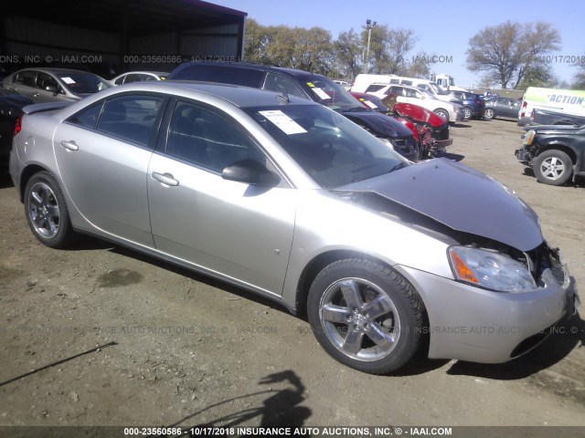 1G2ZH57N484246864 - 2008 PONTIAC G6 GT SILVER photo 1