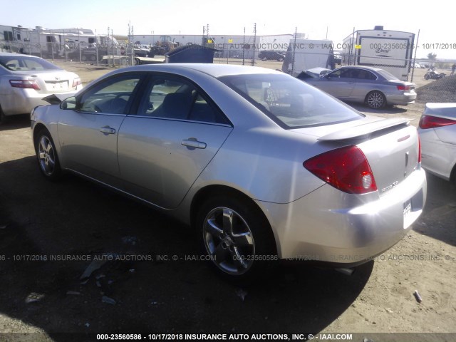 1G2ZH57N484246864 - 2008 PONTIAC G6 GT SILVER photo 3