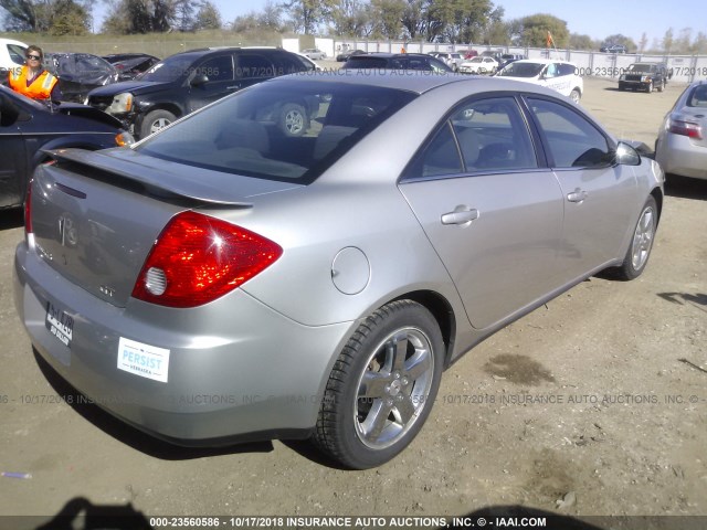 1G2ZH57N484246864 - 2008 PONTIAC G6 GT SILVER photo 4