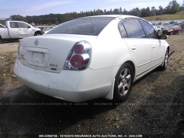 1N4AL11D46N411941 - 2006 NISSAN ALTIMA S/SL WHITE photo 4