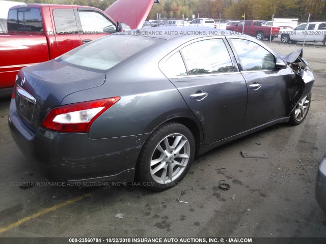 1N4AA51E59C832041 - 2009 NISSAN MAXIMA S/SV GRAY photo 4