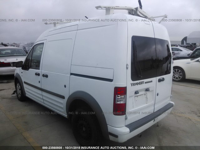 NM0LS7DN1CT089597 - 2012 FORD TRANSIT CONNECT XLT WHITE photo 3