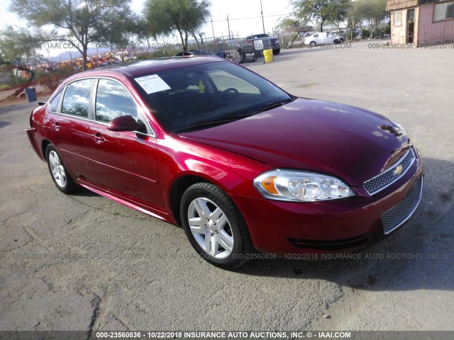 2G1WB5E30E1174904 - 2014 CHEVROLET IMPALA LIMITED LT RED photo 1