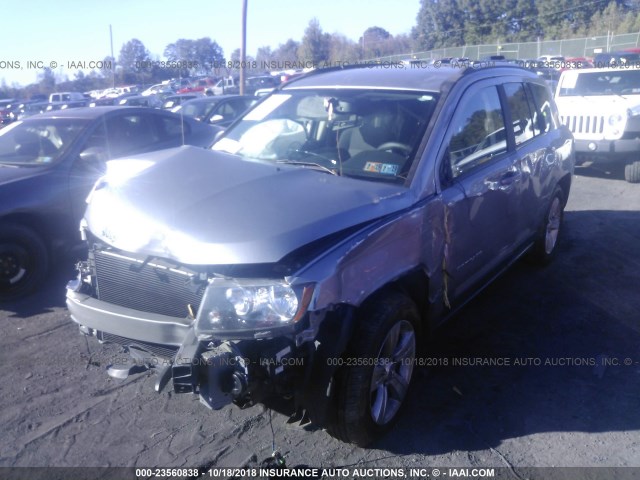 1C4NJCBA9GD641709 - 2016 JEEP COMPASS SPORT GRAY photo 2