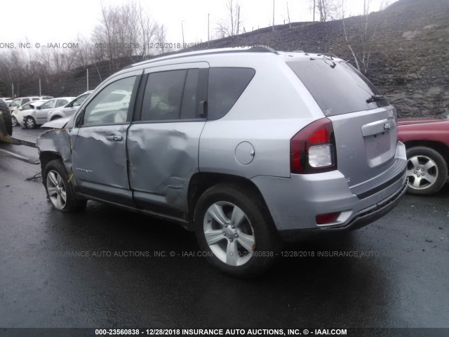 1C4NJCBA9GD641709 - 2016 JEEP COMPASS SPORT GRAY photo 3