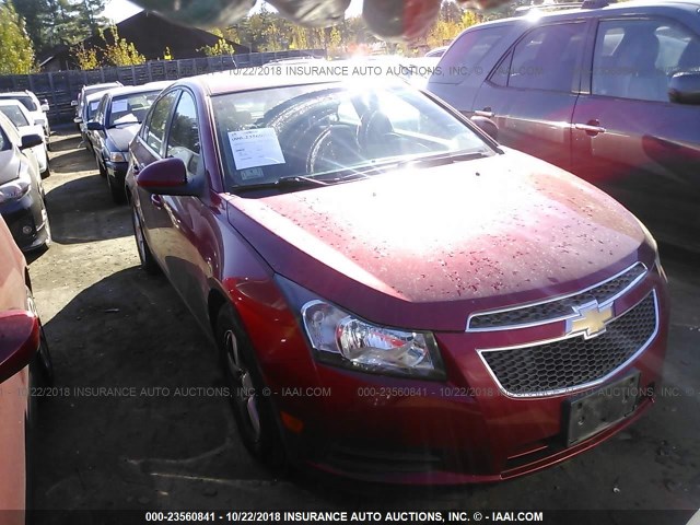 1G1PF5S93B7171401 - 2011 CHEVROLET CRUZE RED photo 1