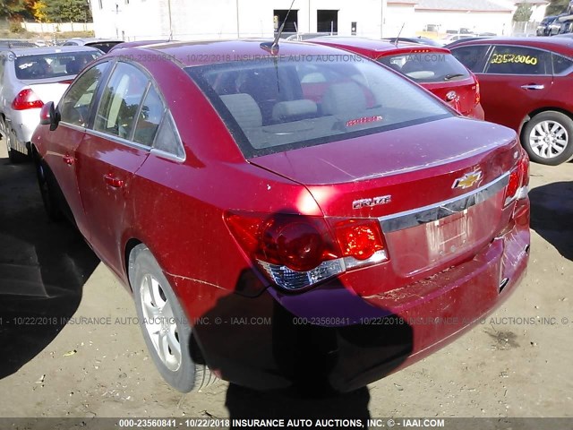 1G1PF5S93B7171401 - 2011 CHEVROLET CRUZE RED photo 3