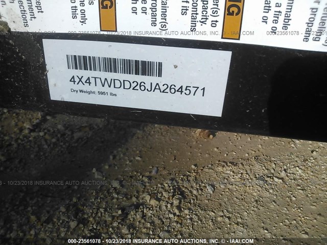 4X4TWDD26JA264571 - 2018 WILDWOOD OTHER  ყავისფერი ფოტო 9