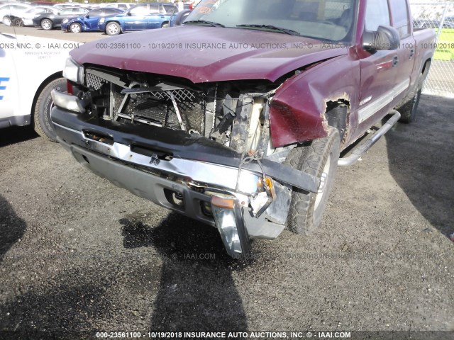 1GCGK13U83F231369 - 2003 CHEVROLET SILVERADO K1500 HEAVY DUTY MAROON photo 6