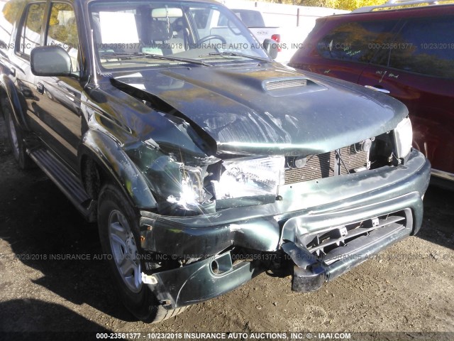 JT3HN86R9Y0296385 - 2000 TOYOTA 4RUNNER SR5 GREEN photo 6