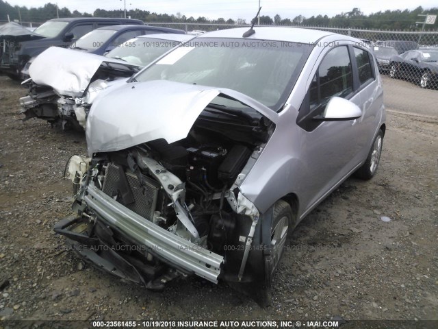 KL8CD6S98EC511020 - 2014 CHEVROLET SPARK 1LT SILVER photo 6