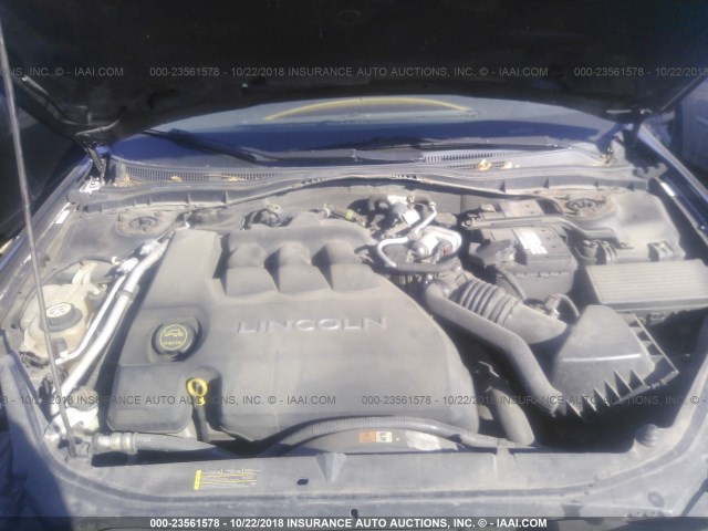 3LNHM26156R600942 - 2006 LINCOLN ZEPHYR BLACK photo 10