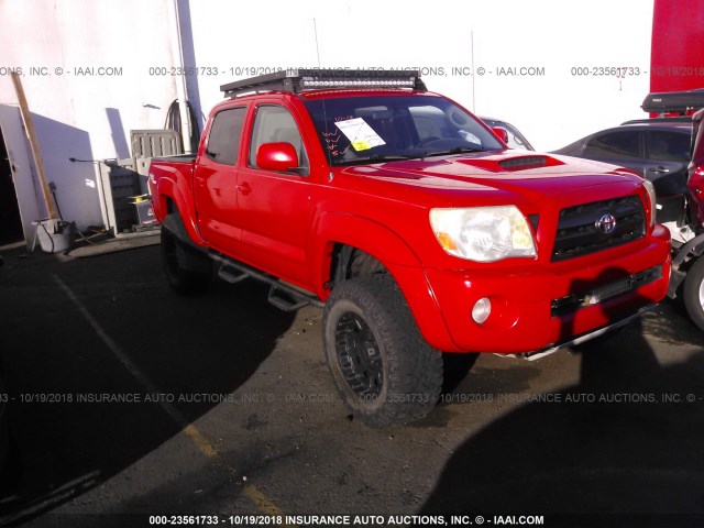 5TELU42N37Z406219 - 2007 TOYOTA TACOMA DOUBLE CAB 红色 照片 1