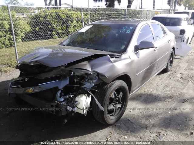 1G1ZC5E12BF270157 - 2011 CHEVROLET MALIBU 1LT GRAY photo 2