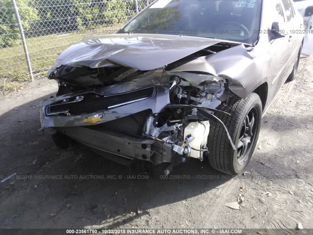 1G1ZC5E12BF270157 - 2011 CHEVROLET MALIBU 1LT GRAY photo 6